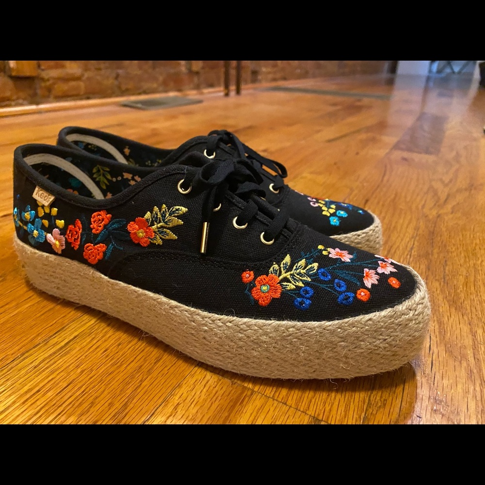 Never worn Keds x Rifle Paper Wildwood shoes